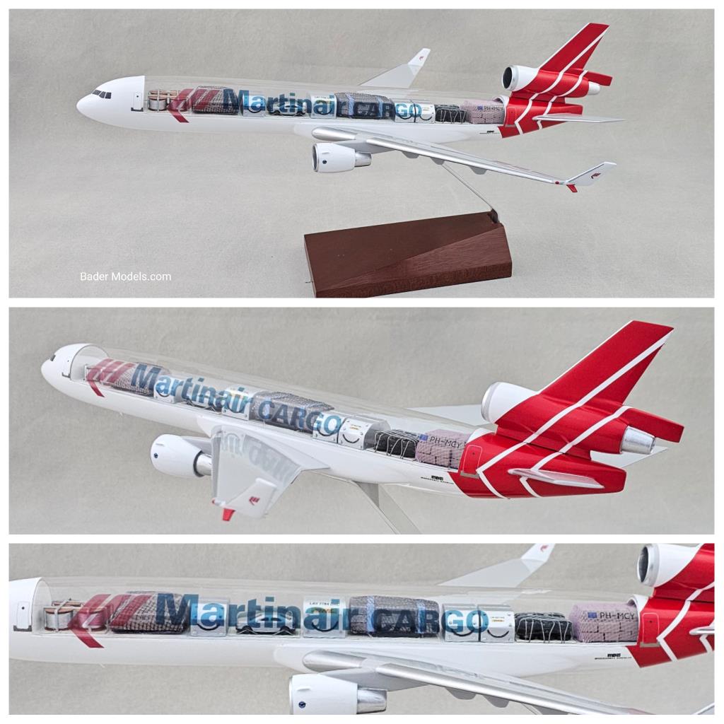 Martinair Cargo (NC) - MD-11F - (1:144) - 180° Clear Top